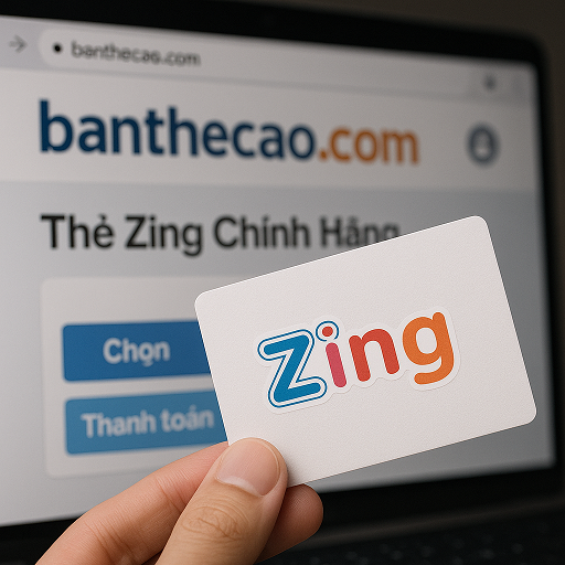 💳 Thẻ Zing – Chiếc “Chìa Khoá” Nạp Game Đơn Giản & Tiện Lợi